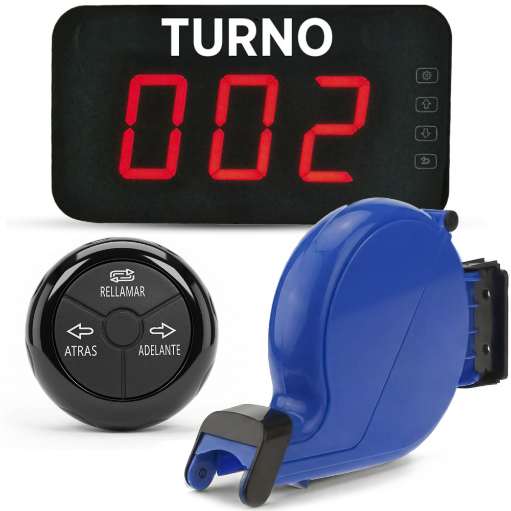 Sistema De Turnos Display Digital + Expendedor De Numeros