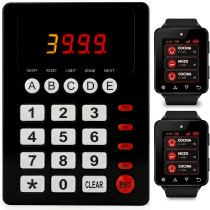 1 Teclado Llamador De Mozos Y 2 Relojes Receptores Premium