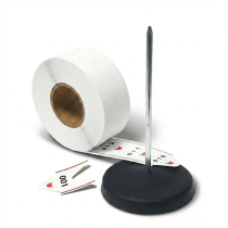 Combo Gestión De Filas Soporte Clava Papel + Rollo Numerado