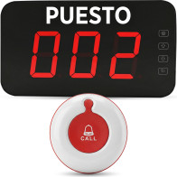 Turnero Electronico Inalámbrico Solo Puesto Premium