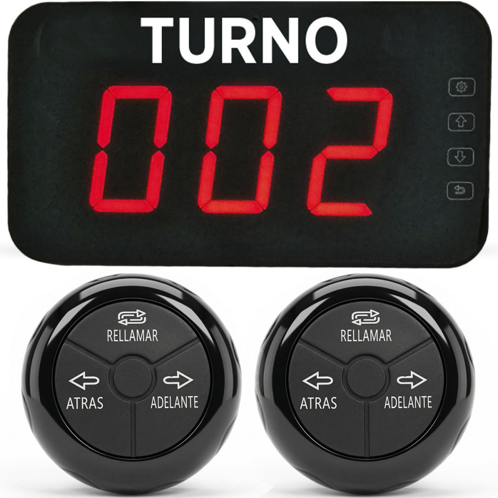 Turnero Electronico Inalambrico Control Remoto Farmacia