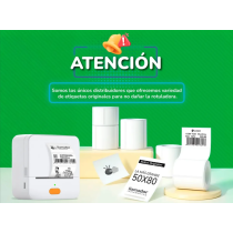 Rollo Etiquetas Redondas Impresora Térmica 50mm Plateadas