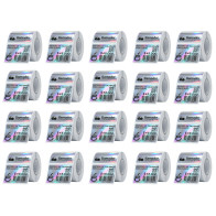 Etiquetas Rollo Rotuladora Impresora Termica 40x30mm Plateadas X20u