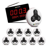 10 Llamadores De Mozos + 1 Display Receptor Restaurantes