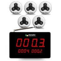 5 Llamadores De Mozos + 1 Display Receptor Restaurantes