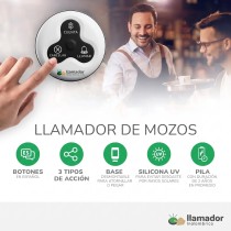 5 Llamadores De Mozos + 1 Display Receptor Restaurantes