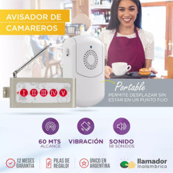 Kit Llamador De Chef A Camareros Para Evitar Platos Frios