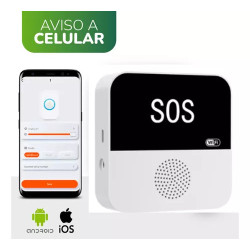 Localizador Anciano Pulsera Boton Sos Y Alerta Celular