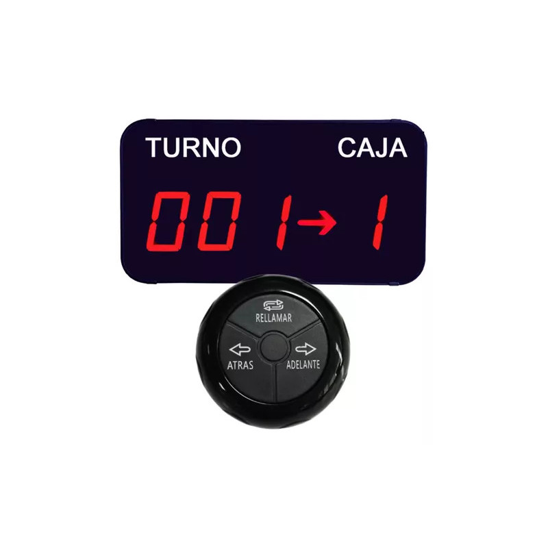 Turnero Electronico Inalambrico Caja Y Turno Premium