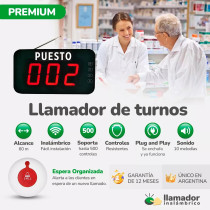 Turnero Electronico Inalámbrico Solo Puesto Premium