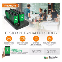 Sistema Gestor De Colas Teclado Dinamico Con 30 Pagers